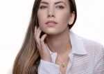 Oval diamond gold Constellation necklace - Image 4