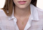 Oval diamond gold Constellation necklace - Image 2
