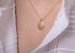 Oval gold Zodiac necklace - Image 2