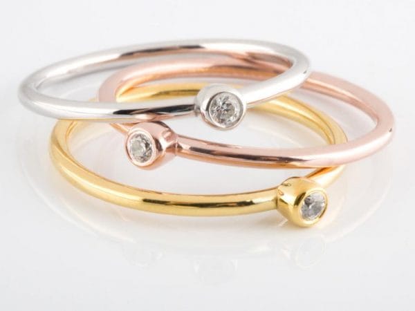 Round tiny diamond ring 4 Round tiny diamond ring - Image 5