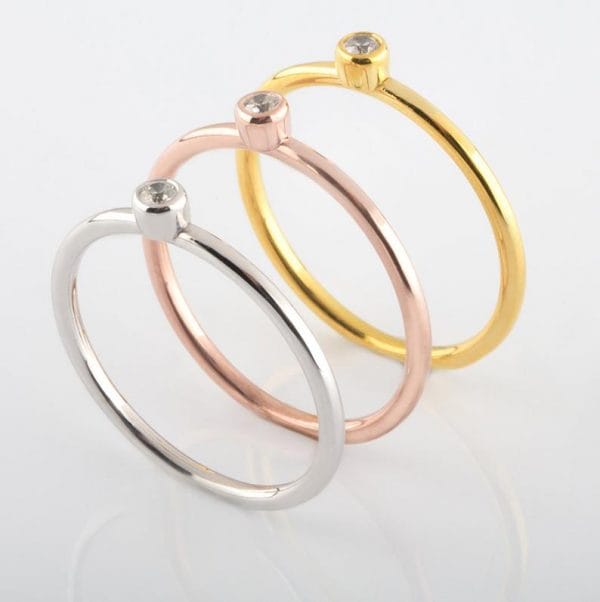 Round tiny diamond ring 5 Round tiny diamond ring - Image 6