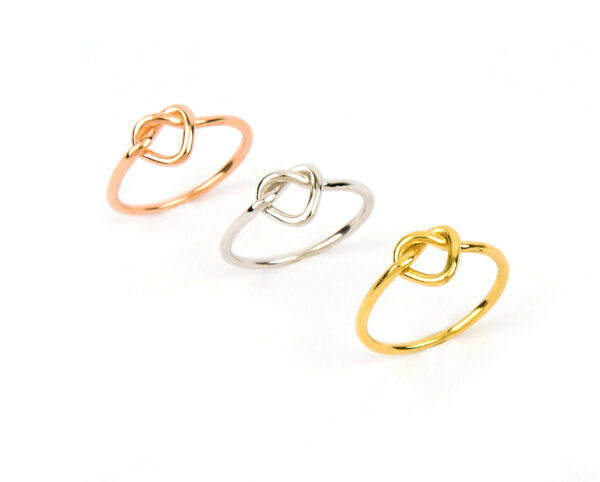 Small-Heart-knot-ring-1 solid gold knot ring