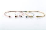 Two Diamond solid gold bangle - Image 6
