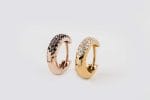 3 rows diamond hoop earrings - Image 10