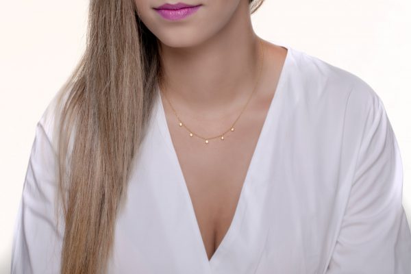 5 Diamond bezel set necklace 2 5 Diamond bezel set necklace - Image 3