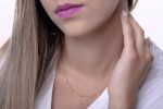 5 Diamond bezel set necklace - Image 2