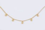 5 Diamond bezel set necklace - Image 4