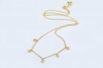 5 Diamond bezel set necklace - Image 5