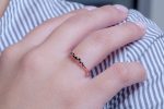 Diamond Cluster gold ring - Image 5