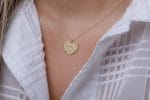 Custom engraved heart necklace - Image 4