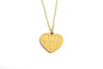 Custom engraved heart necklace - Image 8