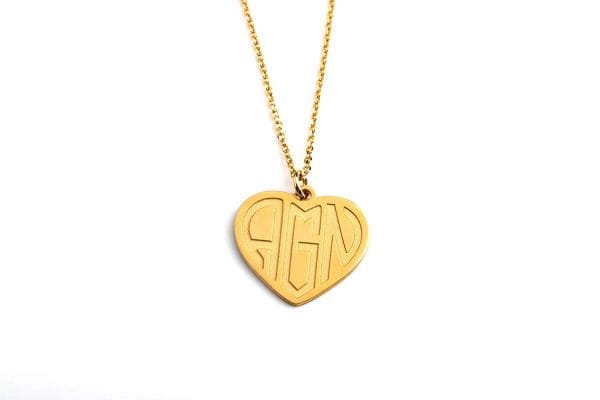 Custom engraved heart necklace - Image 8