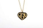 Custom engraved heart necklace - Image 9
