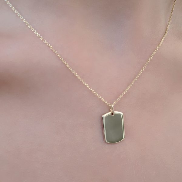 Custom-military-tag-necklace-2 Custom military tag gold necklace - Image 3