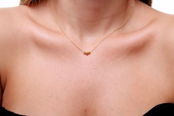 Floating ball gold necklace - Image 6