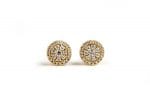 Round cluster diamond studs - Image 3