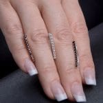 Dainty ear cuff with cubic zirconia - Image 4