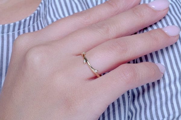 Diamond gold Branch ring - Image 3