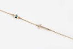 Diamond evil eye anklet - Image 5