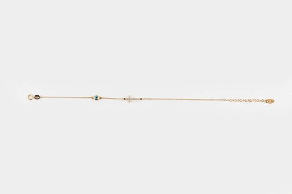 Diamond evil eye anklet - Image 7