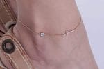 Diamond evil eye anklet - Image 8