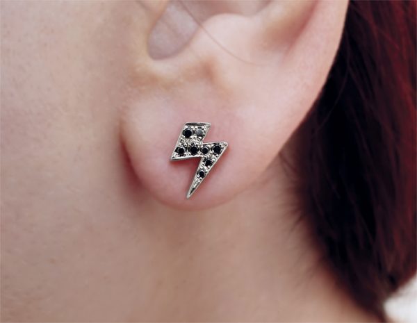 Diamond-lightning-studs-2 Diamond lightning stud earrings - Image 3