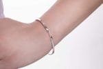 Diamond mobius cuff bracelet - Image 5