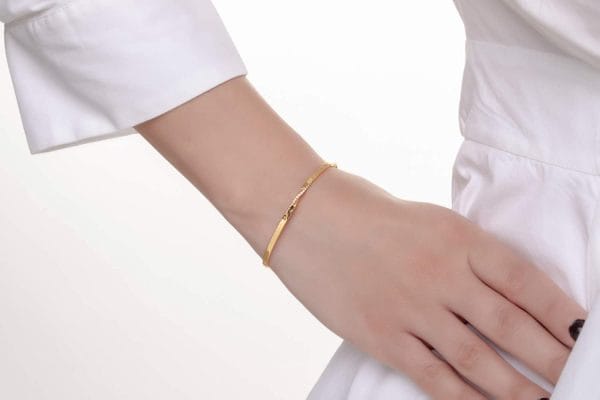 Diamond mobius cuff bracelet - Image 7