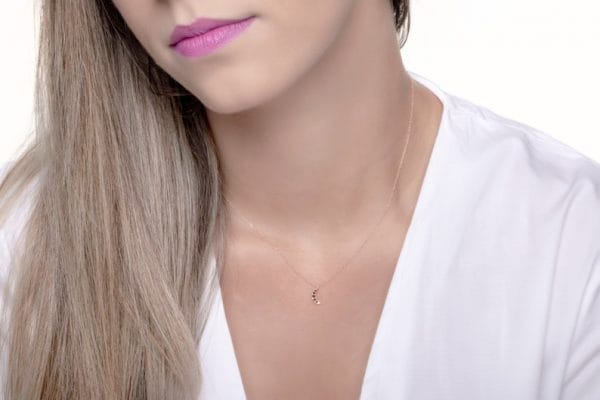 Diamond moon chain necklace - Image 5