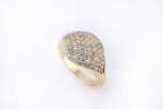 Diamond brilliant pave ring - Image 8