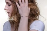 Diamond pearl gold bangle - Image 8