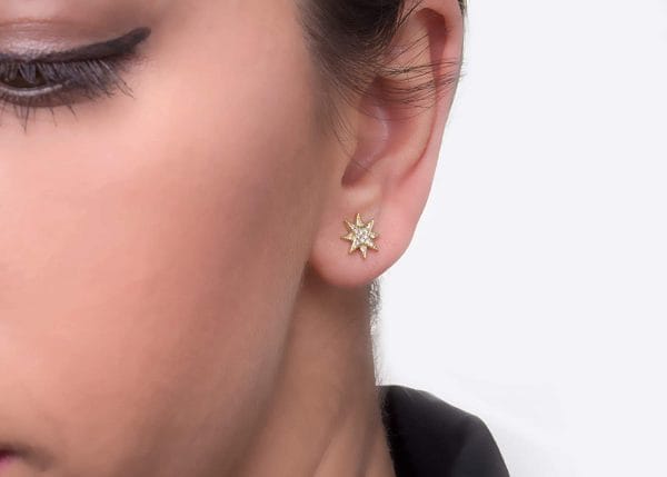 North star diamond studs - Image 3