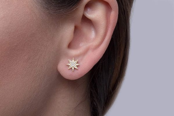 North star diamond studs - Image 2