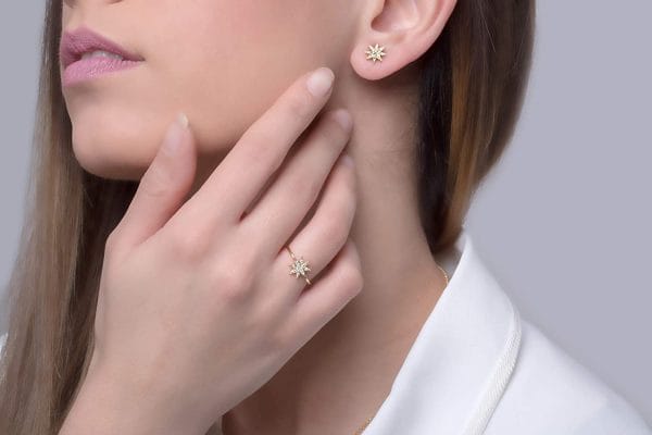 North star diamond studs - Image 4