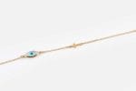 Evil eye cross anklet - Image 6