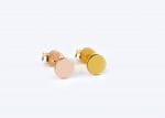 Extra tiny gold stud earrings - Image 5