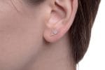 Extra tiny gold stud earrings - Image 8