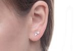 Extra tiny gold stud earrings - Image 10