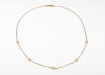 Five discs necklace in solid gold - Image 5