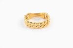 Gold flexible chain ring - Image 3