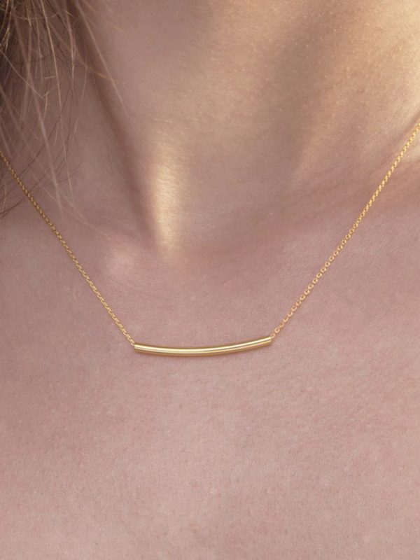 Floating-gold-bar-necklace-1 Floating gold bar necklace - Image 1