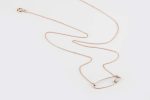 Geometric oval diamond necklace - Image 7