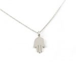 Hamsa hand gold necklace - Image 5