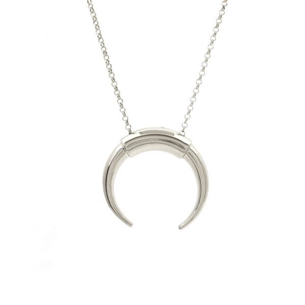 Large horn Moon necklace - Image 6