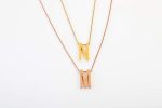 Large solid gold initial necklace - Image 4