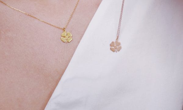 Four leaf Lucky charm necklace - Image 4