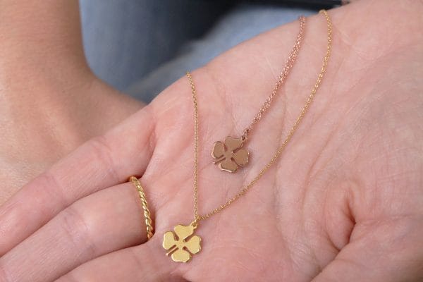 Four leaf Lucky charm necklace - Image 3