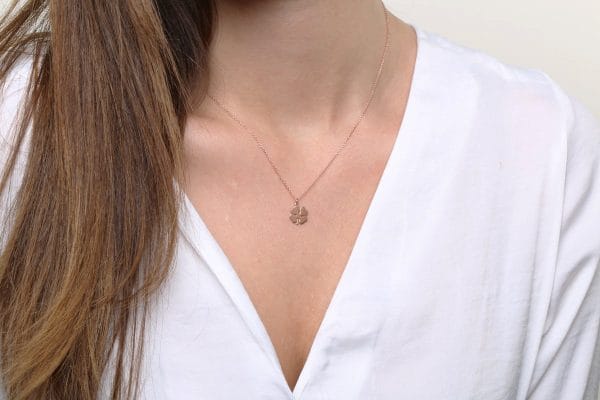 Four leaf Lucky charm necklace - Image 2