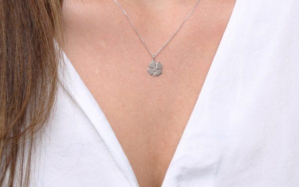 Four leaf Lucky charm necklace - Image 5