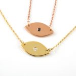 Minimalist evil eye with a diamond - Image 3